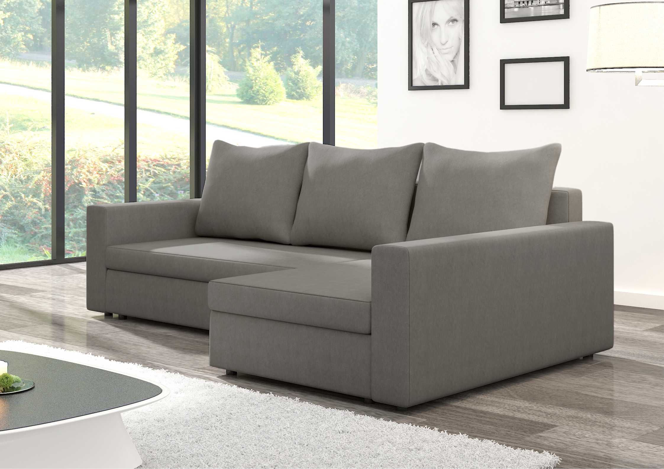 Klasyczny  prawy narożnik rozkładany